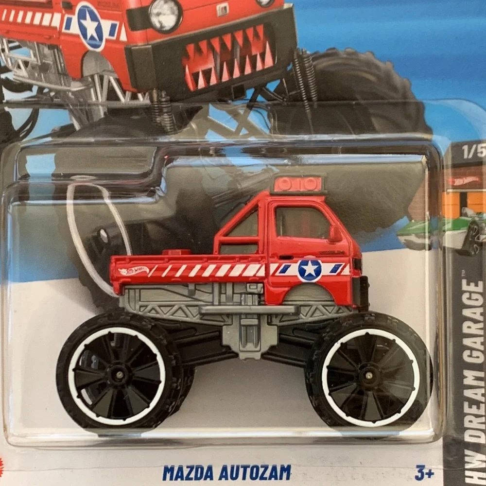 Hot Wheels Mazda Autozam Monster Truck Red Hotwheels Mattel Texas Toot New 2025